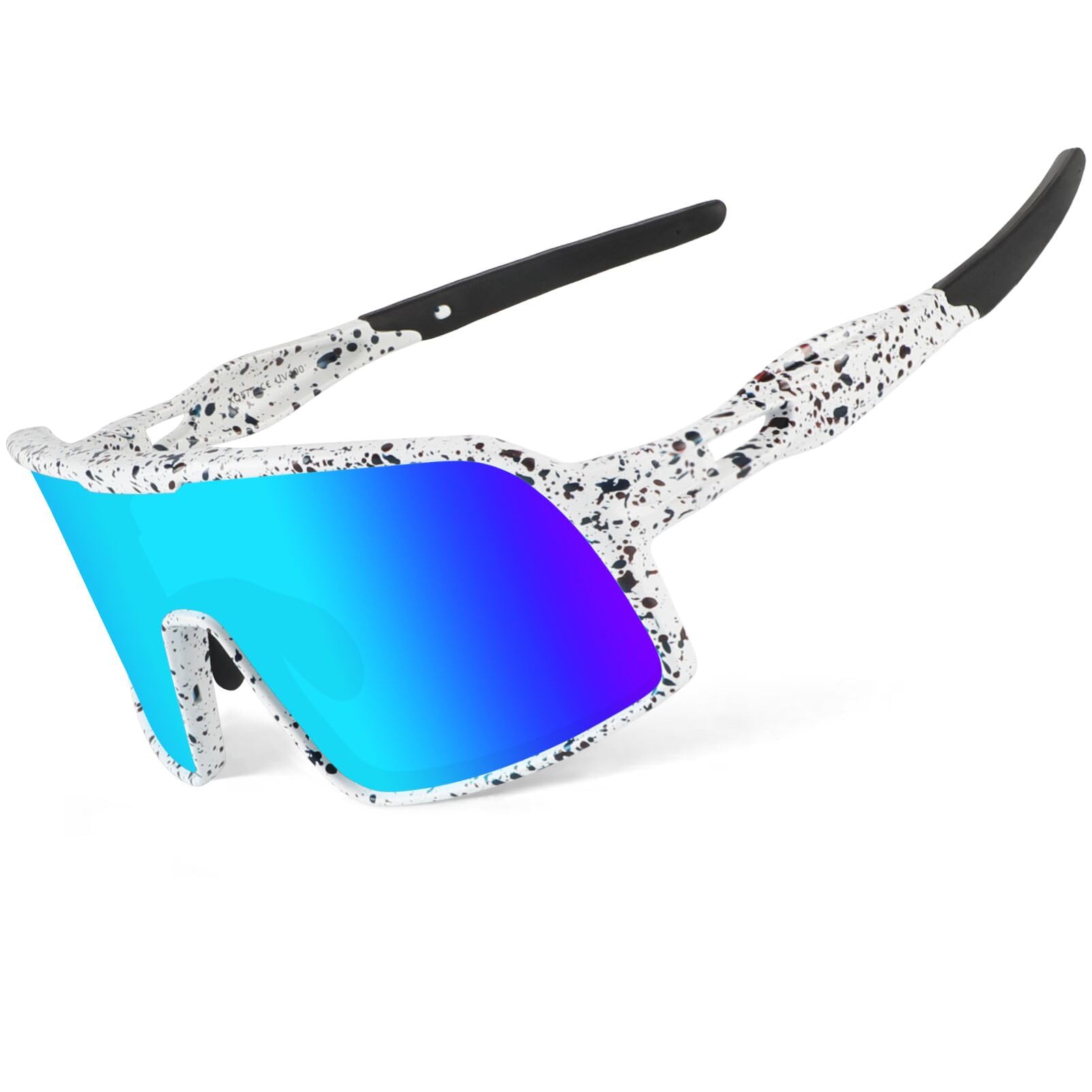 BangLong Polarized Sports Sunglasses for Men Women, Running Sun Glasses
