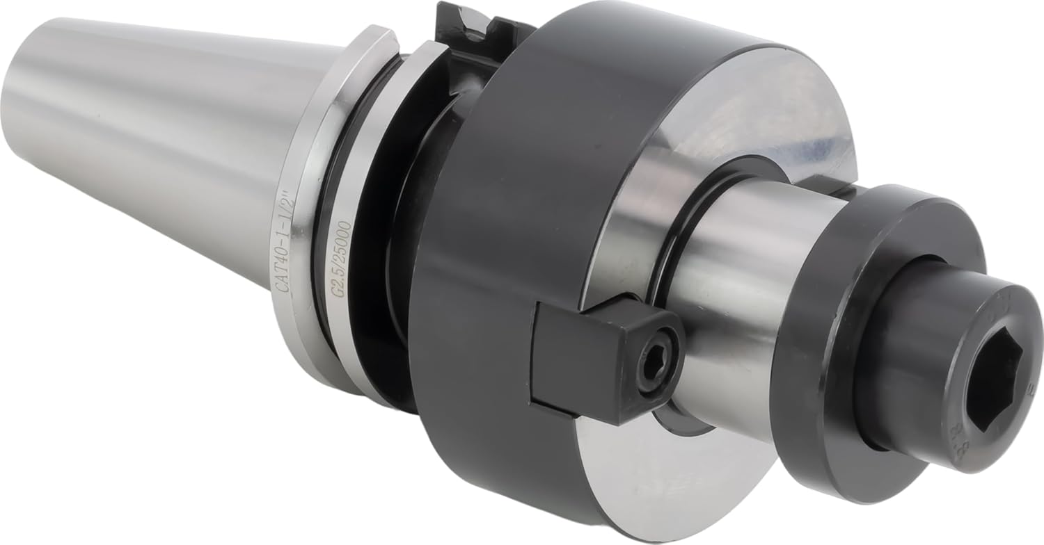 CAT 40 Taper Face (Shell) Mill Arbor, 1 1/2" Pilot Diameter, 2 7/16" Projection