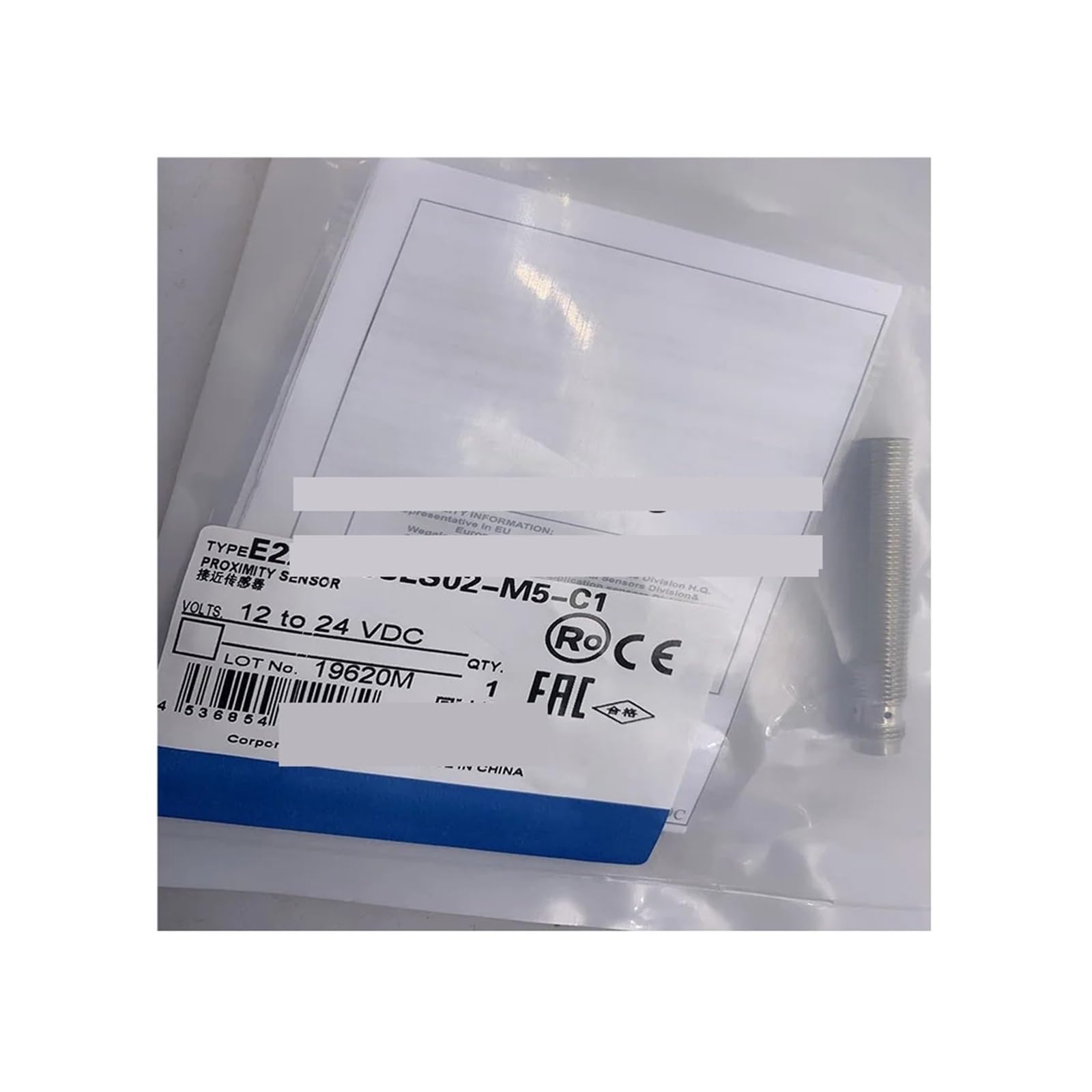 Détecteur de proximité E2A-S08LS02-M3-B1 pour automatisme industriel - 2