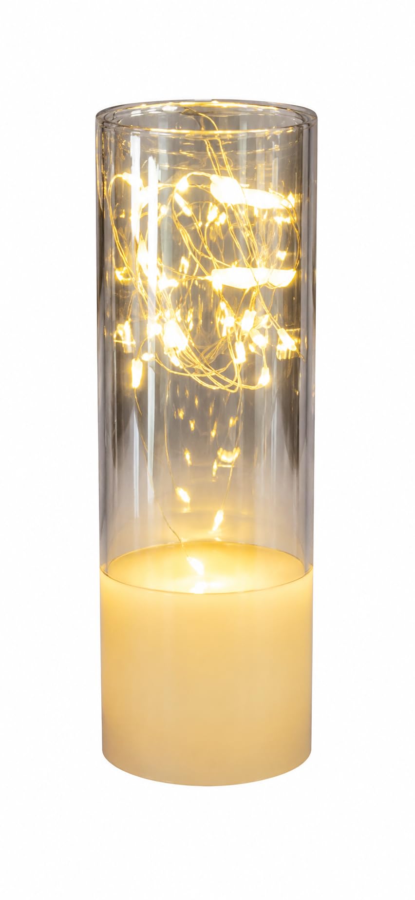Uptrix LED Decorative Candle Lamp with Warm White Fairy Lights | Plastic Battery Operated Ambient Table Lamp for Home, Bedroom, Living Room, Wedding & Festival Decoration-image-38