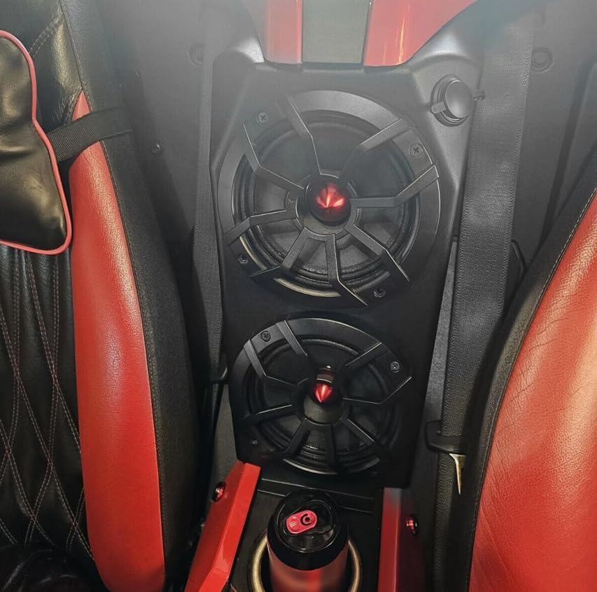 Waterfall Speaker Pods Enclosure 2015-2019 2016 2017 2018, Replacement for Polaris Slingshot OEM