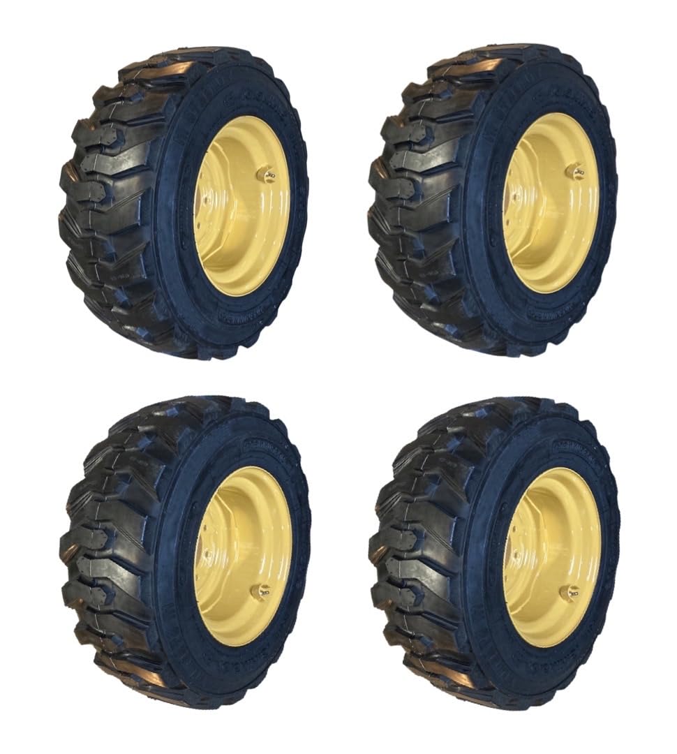 Amazon.com: Set of 4-12-16.5 Forerunner SKS-1 Skid Steer Tires on