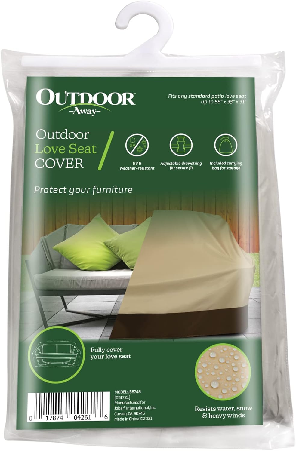 Jobar Outdoor Loveseat Cover