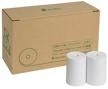 Amazon | mita 998002-1030 対応 汎用 感熱 ロール紙 （ 20巻