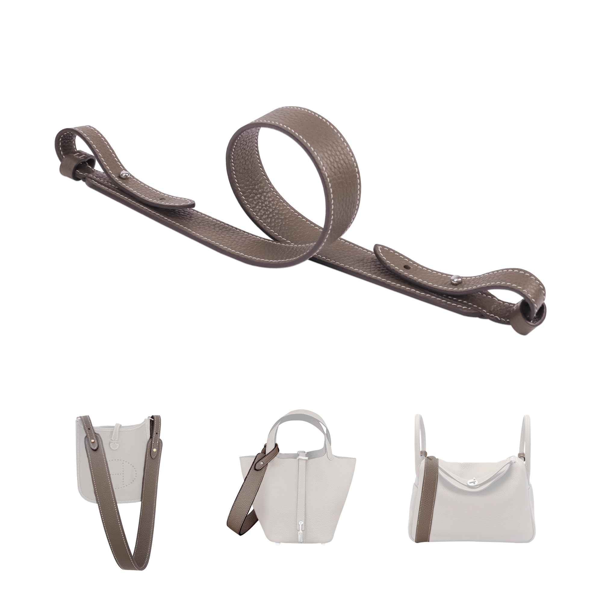 [KINGS IN BAG] ショルダーベルト トリヨンクレマンス生地 TC leather肩ひも 交換用ショルダーベルト ピコタン/リンディ/エブリン適用クロスボディストラップ （parentnew）