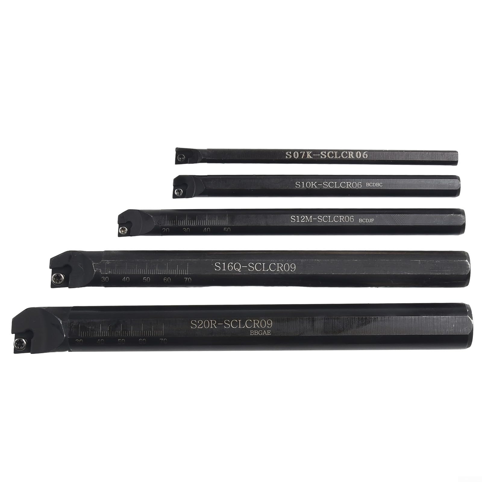 Soporte de barra de mandrinar SCLCR09 para herramientas de torneado con insertos CCMT para diversos entornos de mecanizado, incluida la inspección manual
