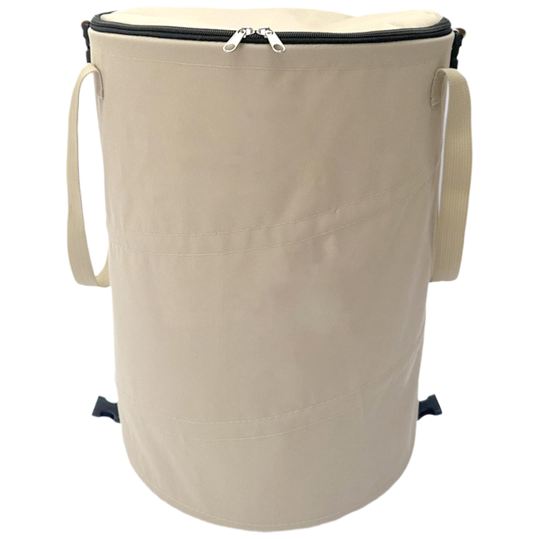 Veesper Camping Bin Collapsible, 37L Large Capacity Oxford Cloth Pop-Up Garden Bin with Handle, Portable Collapsible Garden Waste Bags for Camping BBQ Hiking.