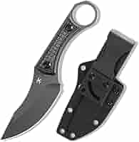 Johnny&#39;s - niko KANSEPT Niko Fixed Knife Blue Anodized Titanium Handle (3.54