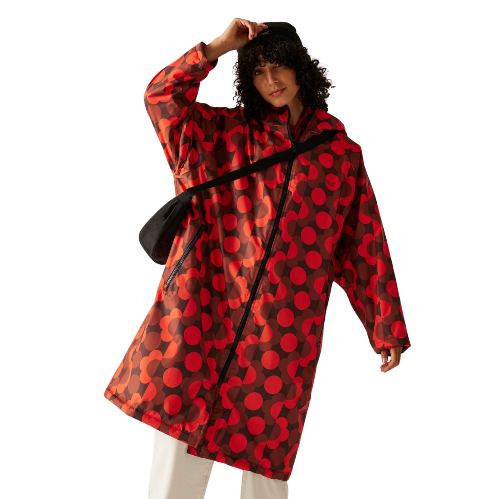 Regatta Women's Waterproof Changing Robe - Red - Fleece Lined
