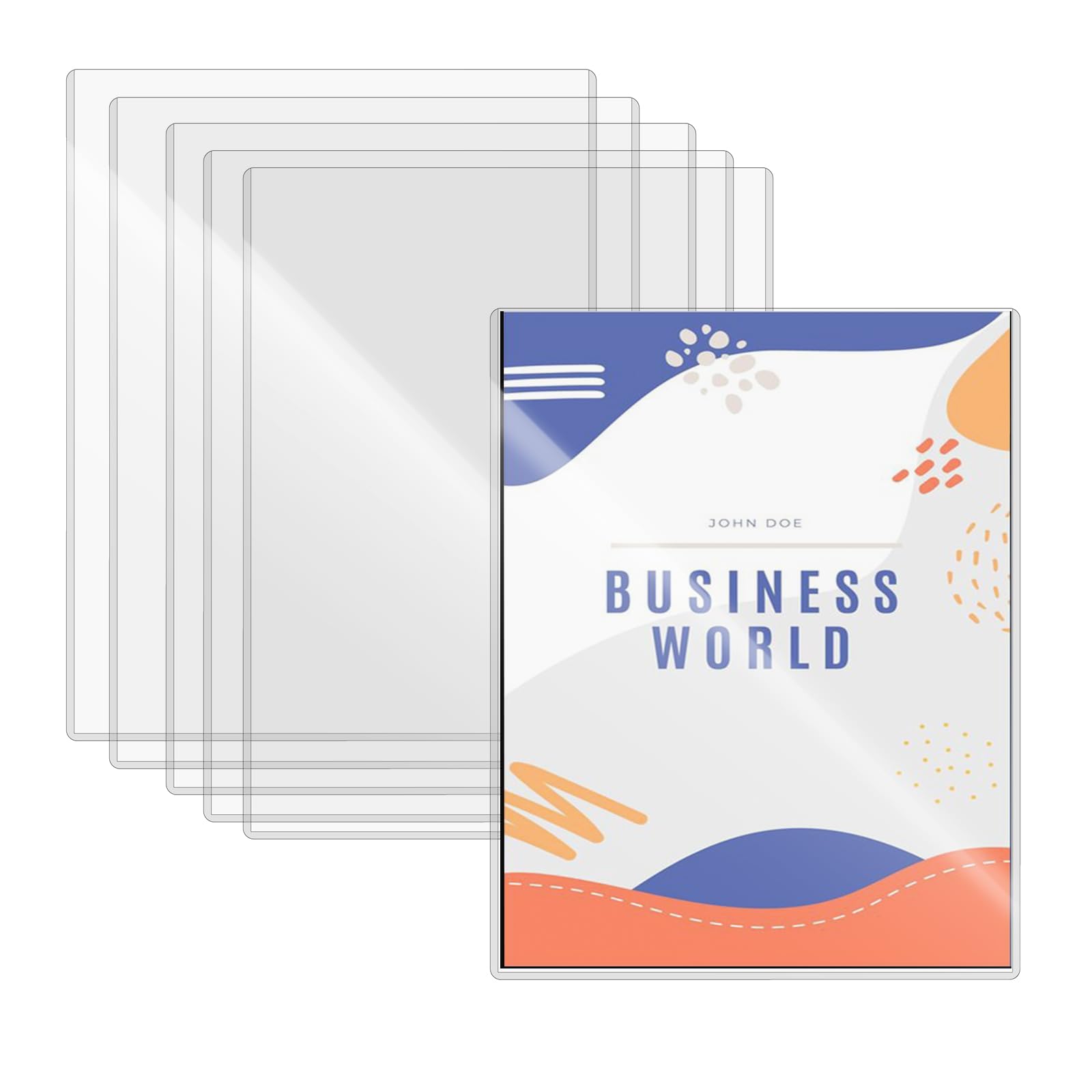 Amazon.com : Sibba 6Pcs Rigid Print Protectors, 8.5 x 11'' Transparent ...