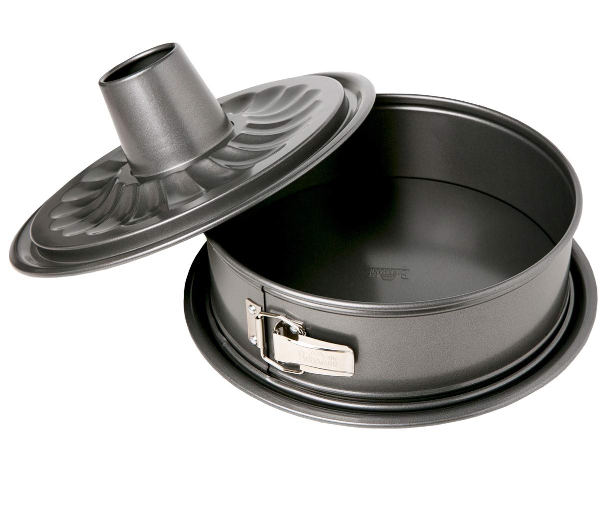 RBV Birkmann Springform mit zwei Böden Easy Baking 26 cm Antihaftbeschichtung schnittfest