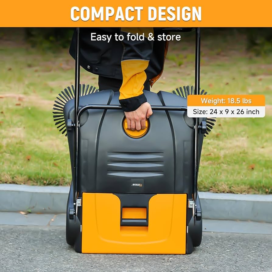 Amazon.com - Hoteche 28-Inch Walk Behind Outdoor Manual Push