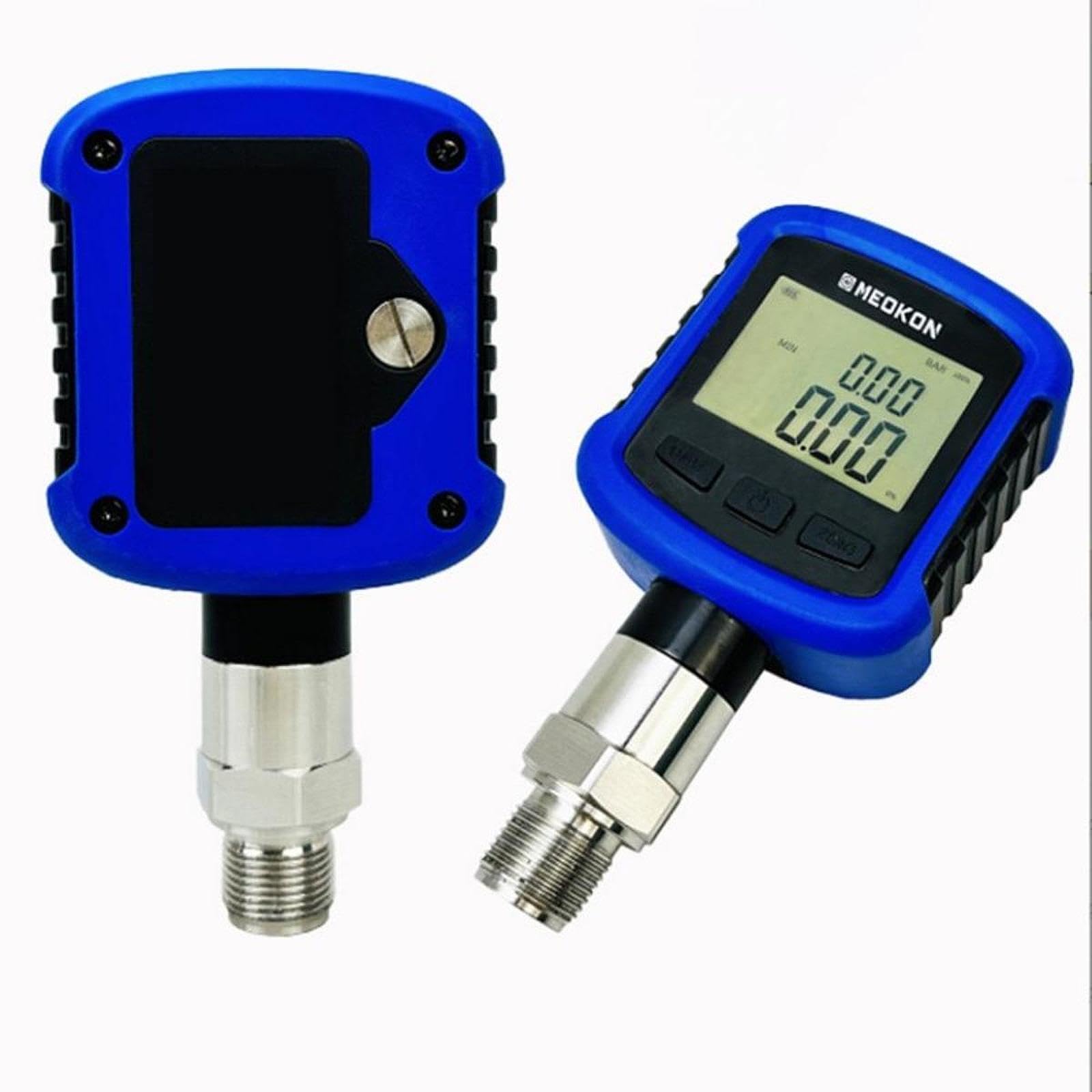perfk Manómetro hidráulico industrial digital con precisión del 0,2%, rotación de 330°. Reemplaza conexión de repuesto con de 1/4 de pulgada.