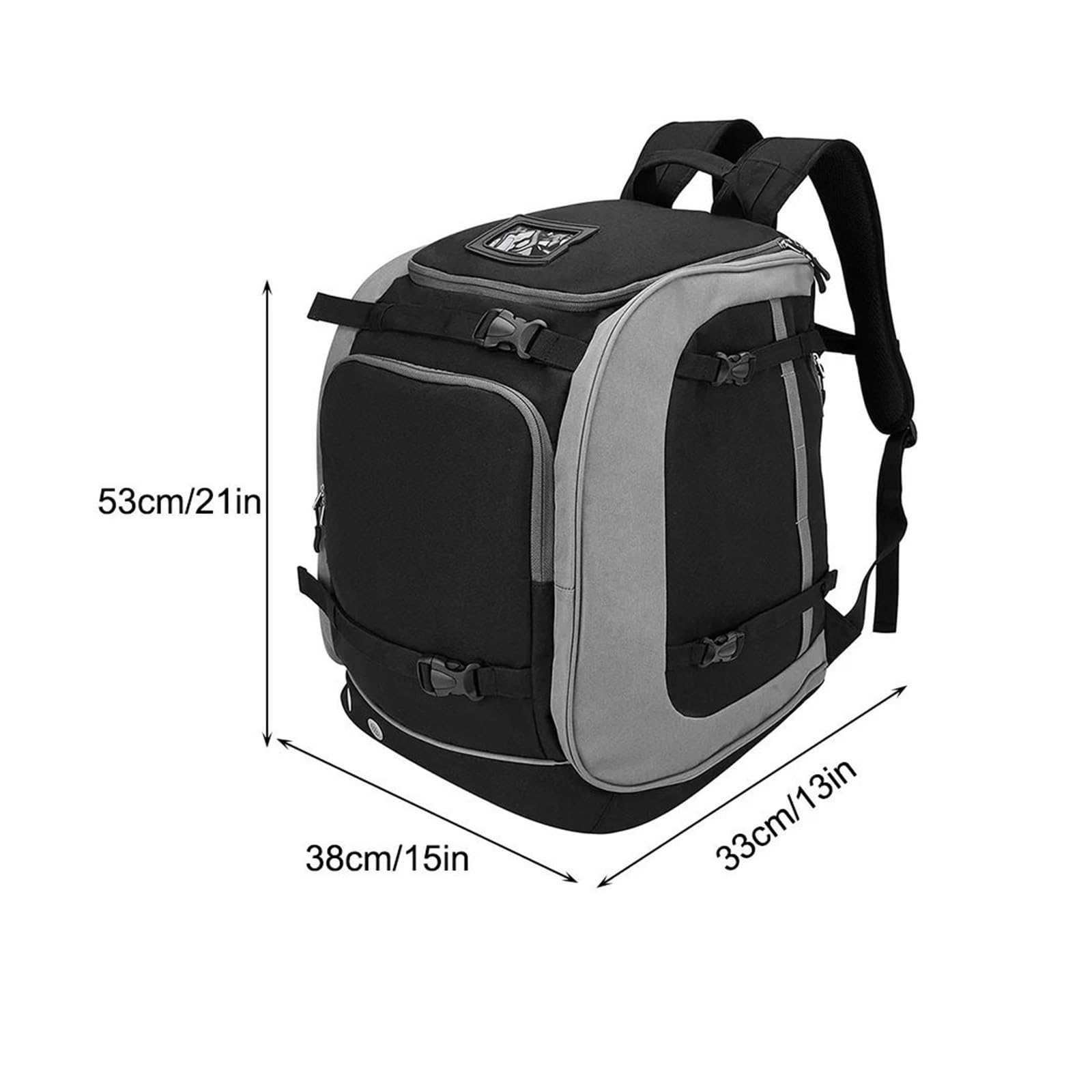 Mochila para Patines en línea, Mochila for Botas de esquí, Mochila Unisex Gran Capacidad, Impermeable, for Casco