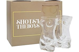 Erotic Shot Glasses for Couples and Singles 2-Pack Penis and Women Body...
