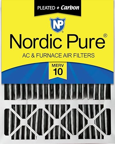 Vista 37 de Nordic Pure 20 x 25 x 5 (tamaño real: 19 3/4 x 24 3/4 x 4 3/8) Lennox X6673 X6675 Filtro Merv 8 de repuesto para reducción de olores 2