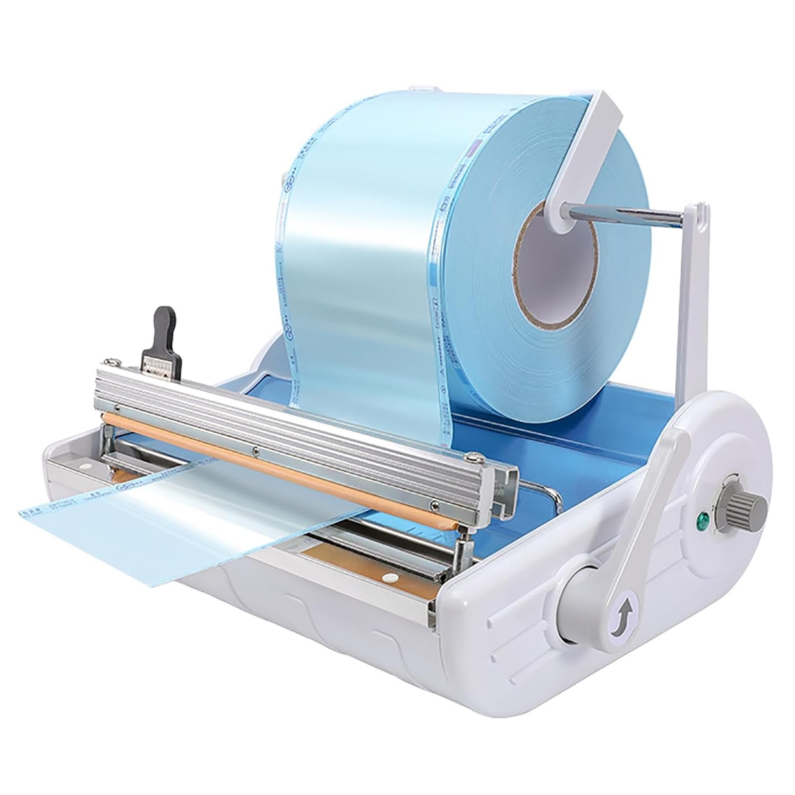 Machine à sceller automatique, machine à sceller thermiquement, longueur d'étanchéité maximale de 300 mm, 6 niveaux de température réglable et coupe à double bord efficacement