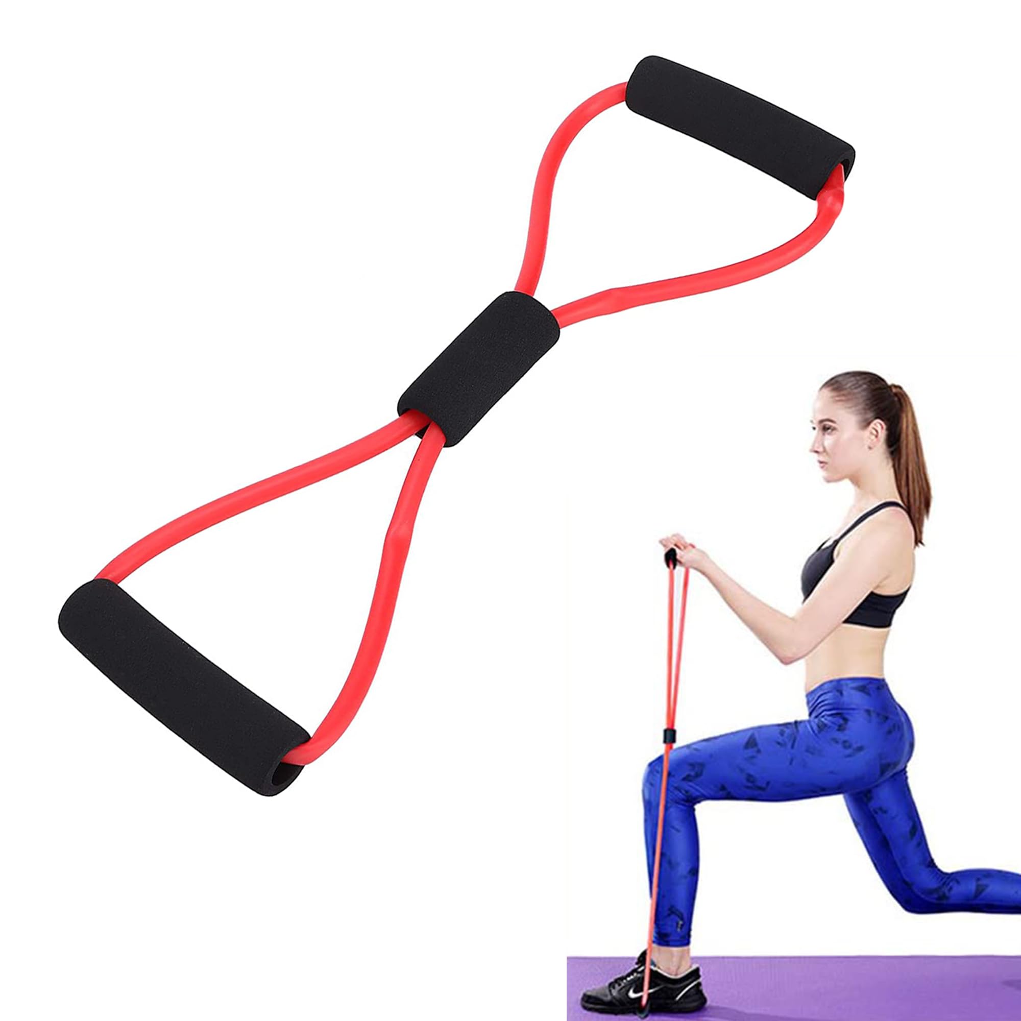 LOVOCAL Resistance Band for Workout Back Set Exercise & Stretching Pull Up Bands Home Gym Men Women Yoga Tube Loop Toning Kit (Multicolor) (B0CCRL8DCK) Amazon Price History, Amazon Price Tracker