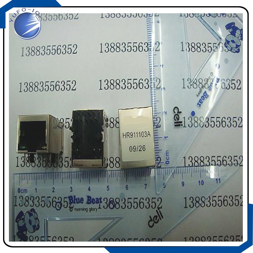 Wiring Connecting Terminals - 10PCS/LOT RJ-45 Joint with Lamp Network Transformer with HR911103A Built-in Network Transformer