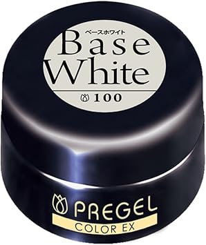 Amazon プリジェル ジェルネイル プリジェル ジェルネイル カラーex ベースホワイト100 4ｇ カラージェル Uv Led対応 プリジェル Pre Gel ジェルネイル 通販