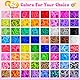 CGBOOM 5000+ Loom Bänder Set, 62 Farben 2 Boxen Loom Bänder Gummibänder für Armbänder mit Mehr Zubehör, Geschenk Mädchen 5 6 7 8 9 10 Jahre, Geburtstagsgeschenk Mädchen Bastelset Kinder