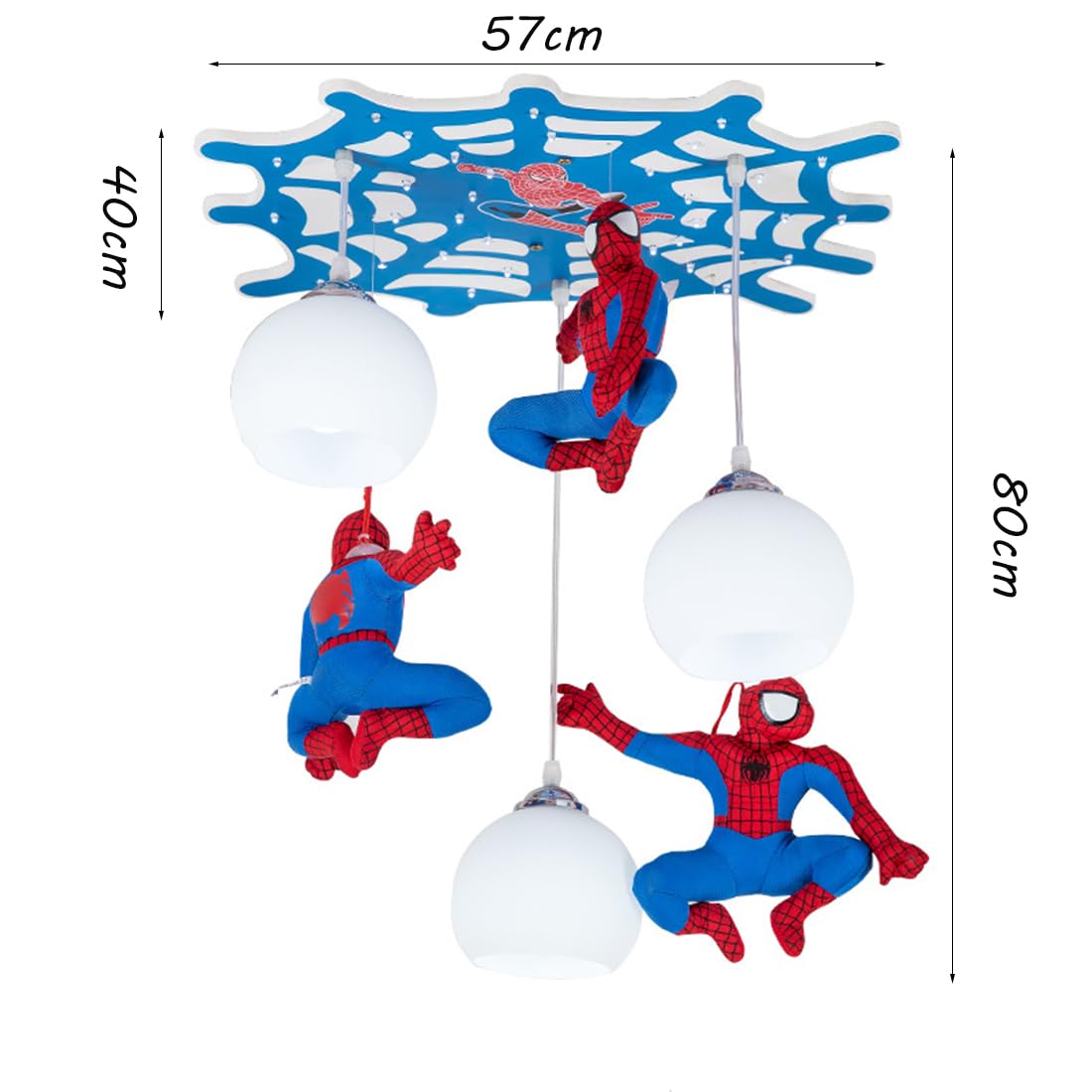 Lampada a sospensione Led Camera dei bambini lampadario creativo Design Plafoniera a Sospensione Moderna da letto Lampada Lampadario 3 Luci E27 Cartone Animato Ragazzi Ragazze Illuminazione