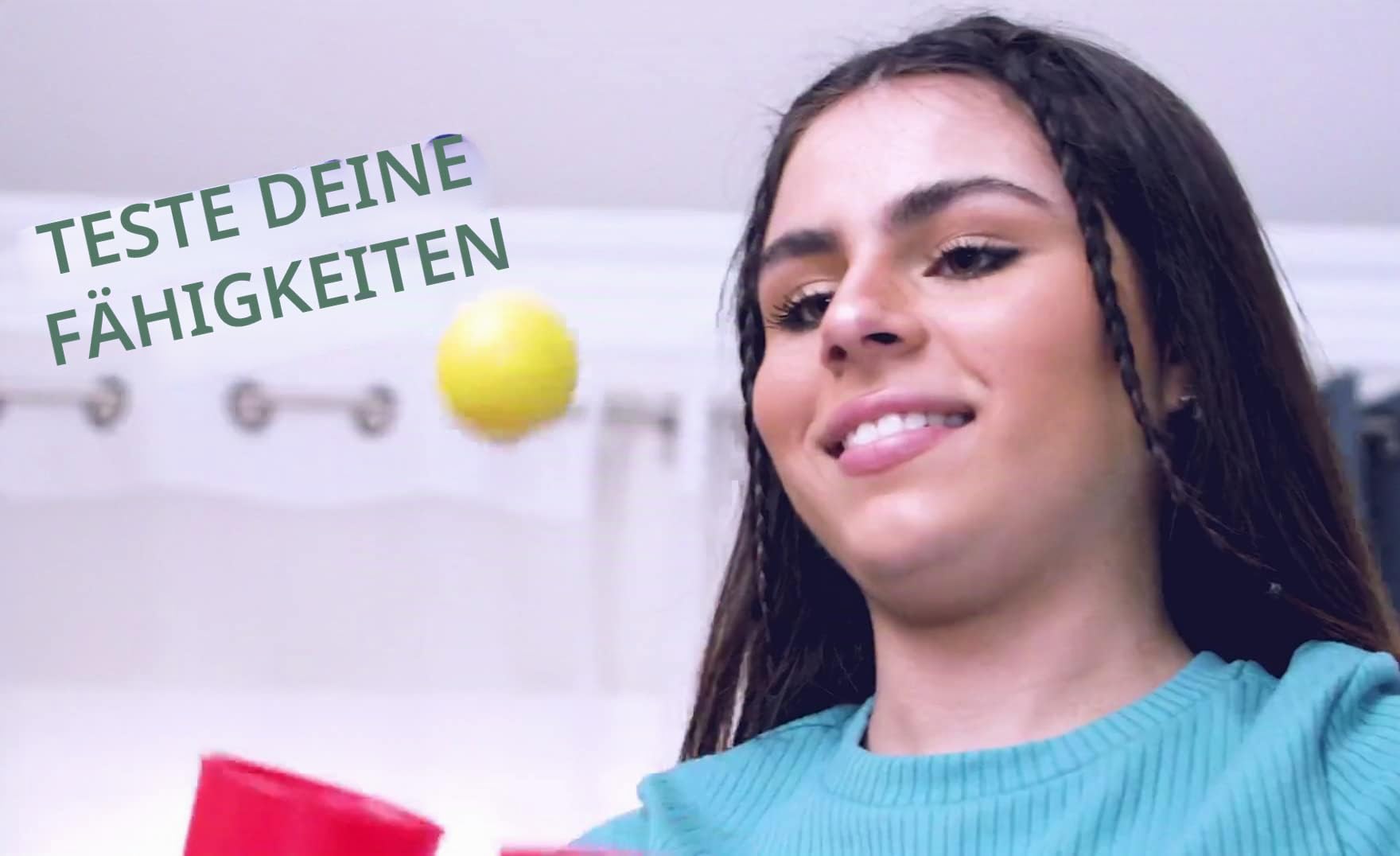 pindaloo Jonglierfähigkeits-Spielzeug | EIN spannendes neues Spiel für Kinder, Jugendliche und Erwachsene – Spielen drinnen und draußen | Entwicklung der motorischen Fähigkeiten (blau)