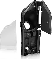 Vista 7 de Carcasa de bisagra de bolsillo para puerta de llenado de combustible + cubierta negra compatible con Ford Transit Vans 150 250 350 HD 2015-2023