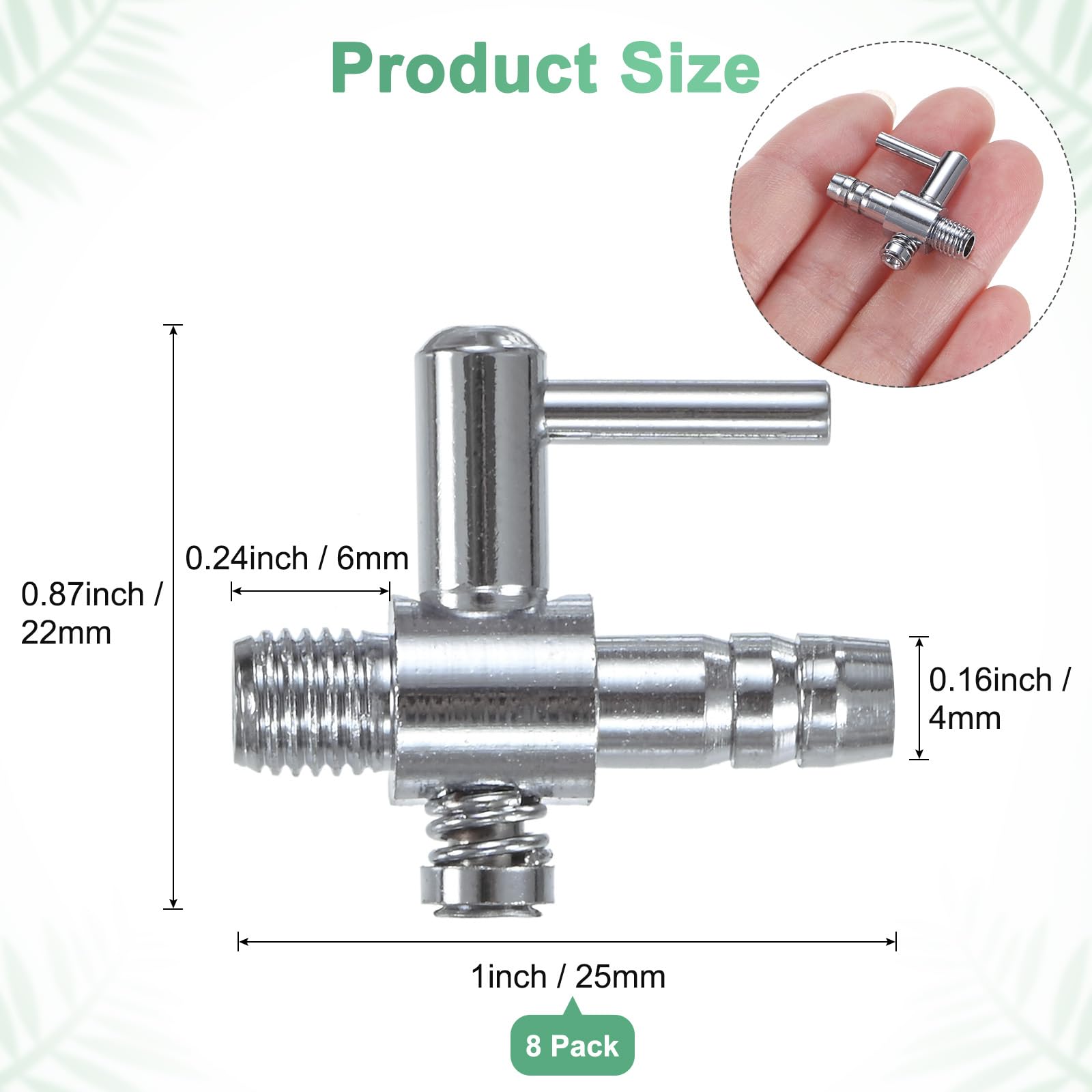 M METERXITY 8PCS Aquarium Air Valve - Image 2