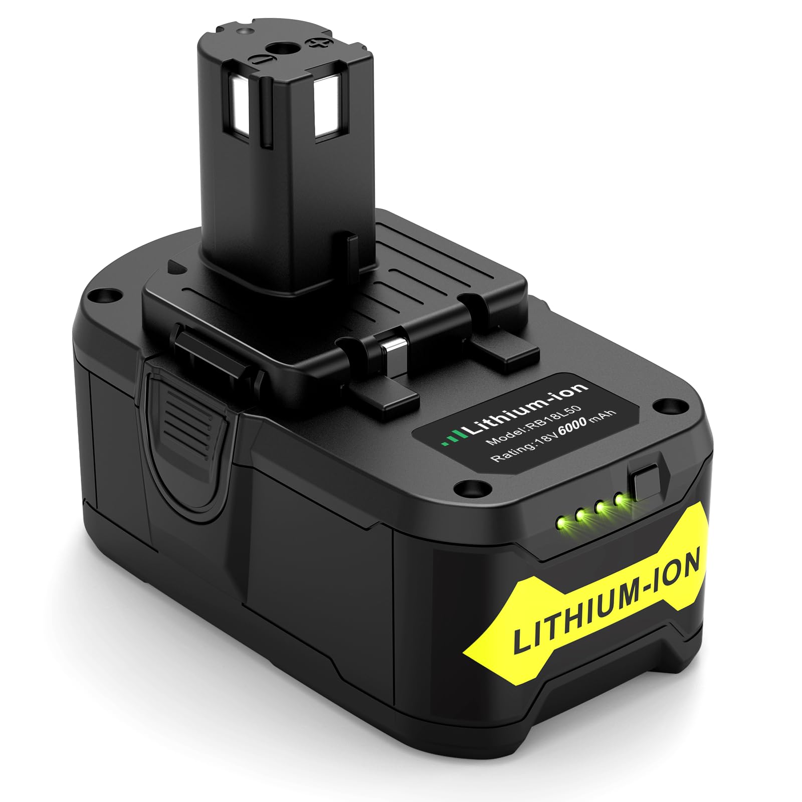 P189 18V Battery Replacement: for Ryobi 6.0 AH Lithium-ion 18 Volt One Plus P108 P102 P103 P104 P105 P107 Drill Tools-PBP005 Cordless Power Lithium Battery