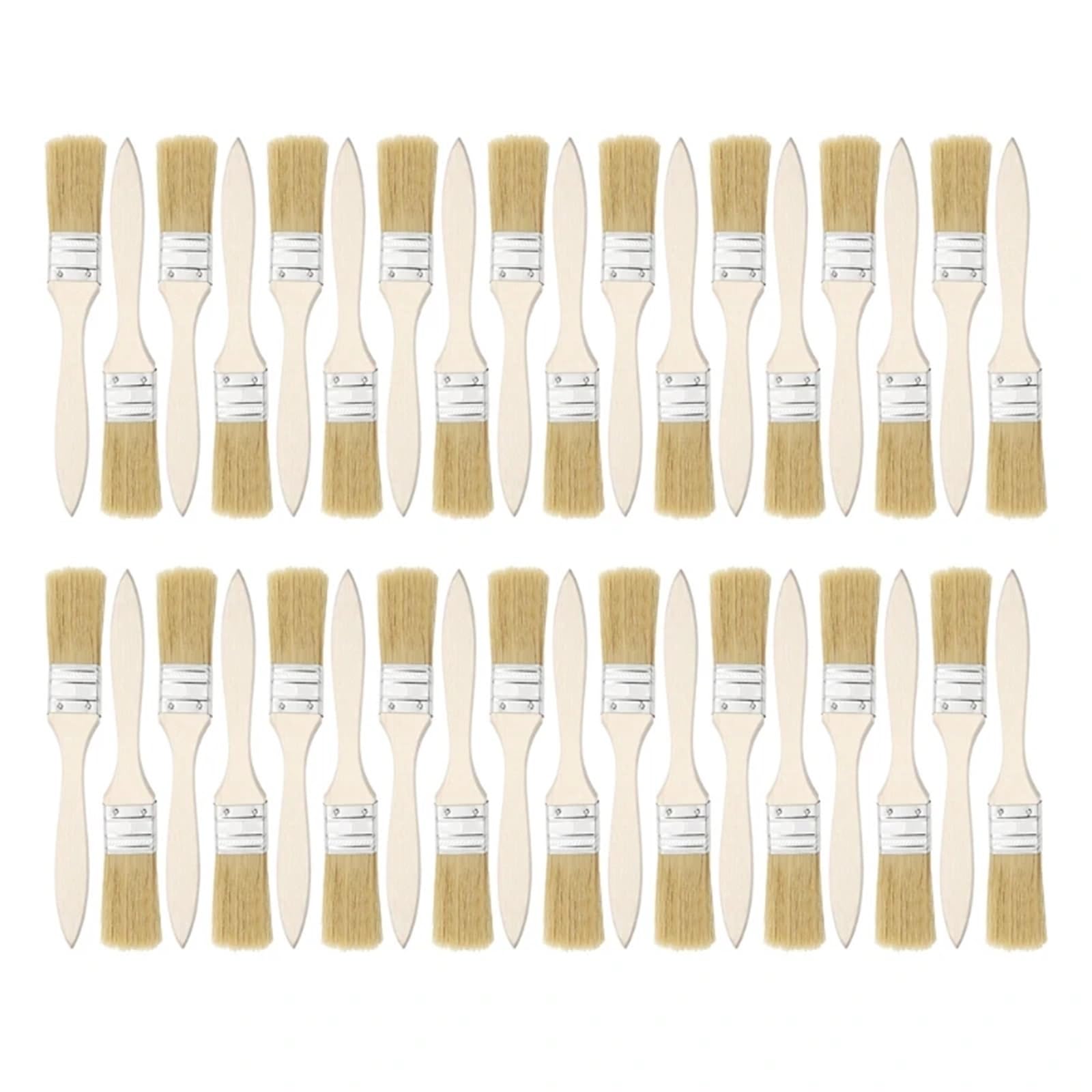 Confezione da 36 pennelli 1 pollice (24 mm) e schegge for macchie, vernici, colle gesso. Spedizione gratuita Per Bordi