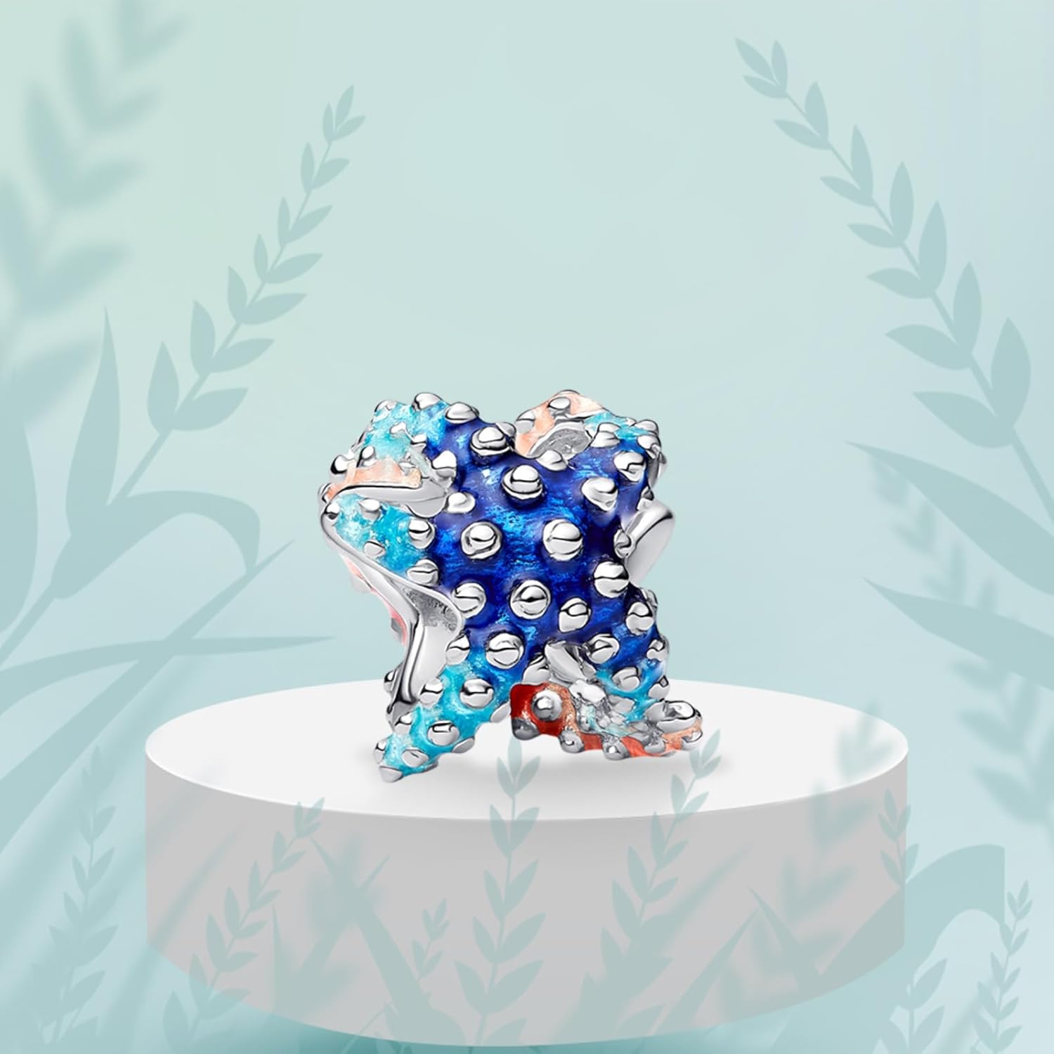 Two Tone Starfish Charms Bead 925 Sterling Silver Pendant Fit Women's Bracelet Necklace Charm Holiday Birthday Gifts For Friends - Image 4