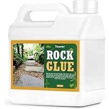 Teexpert Rock Glue 30oz Binder for Rocks, Pebbles & Pea Gravel Strong Hold for Landscape Beds & Low-Traffic Areas Between Pavers