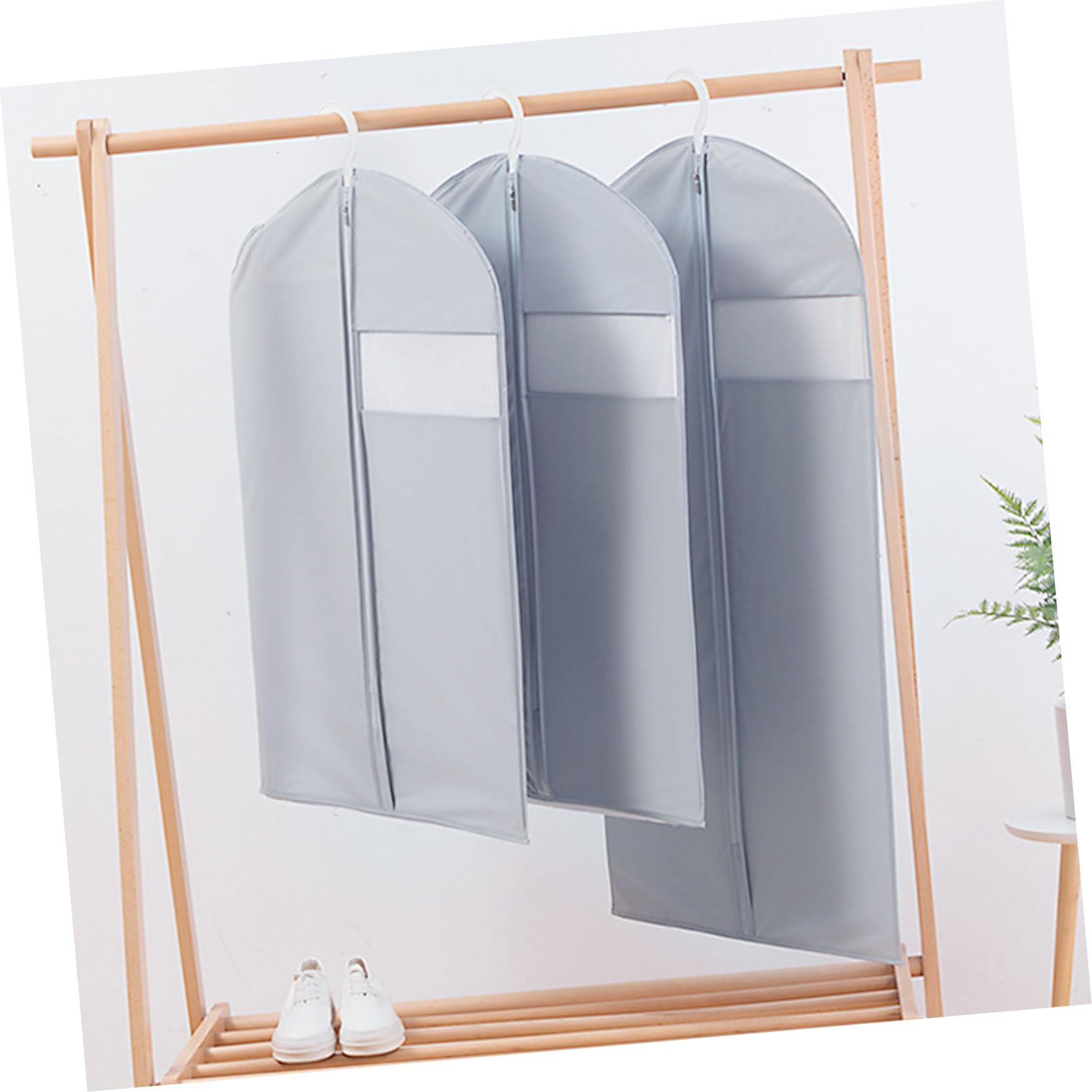 MAGICLULU 5piezas Guardapolvo Translúcido Para Abrigos Funda Protectora Para Ropa Unidades Bolsa De Almacenamiento Para Trajes