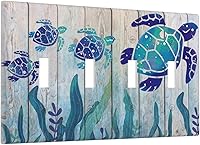 Vista 73 de Cubierta de Interruptor de Luz de 1 Gang con Escena de Flores de Grecia Mediterránea, Dispositivo Individual Basculante/GFCI, Placa Decorativa