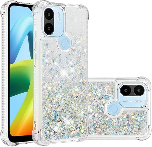 Miniatura 2 de Funda de silicona para Xiaomi Redmi A1 2022, Redmi A1+ Funda Quicksand Liquid Soft TPU Linda delgada a prueba de golpes Funda protectora