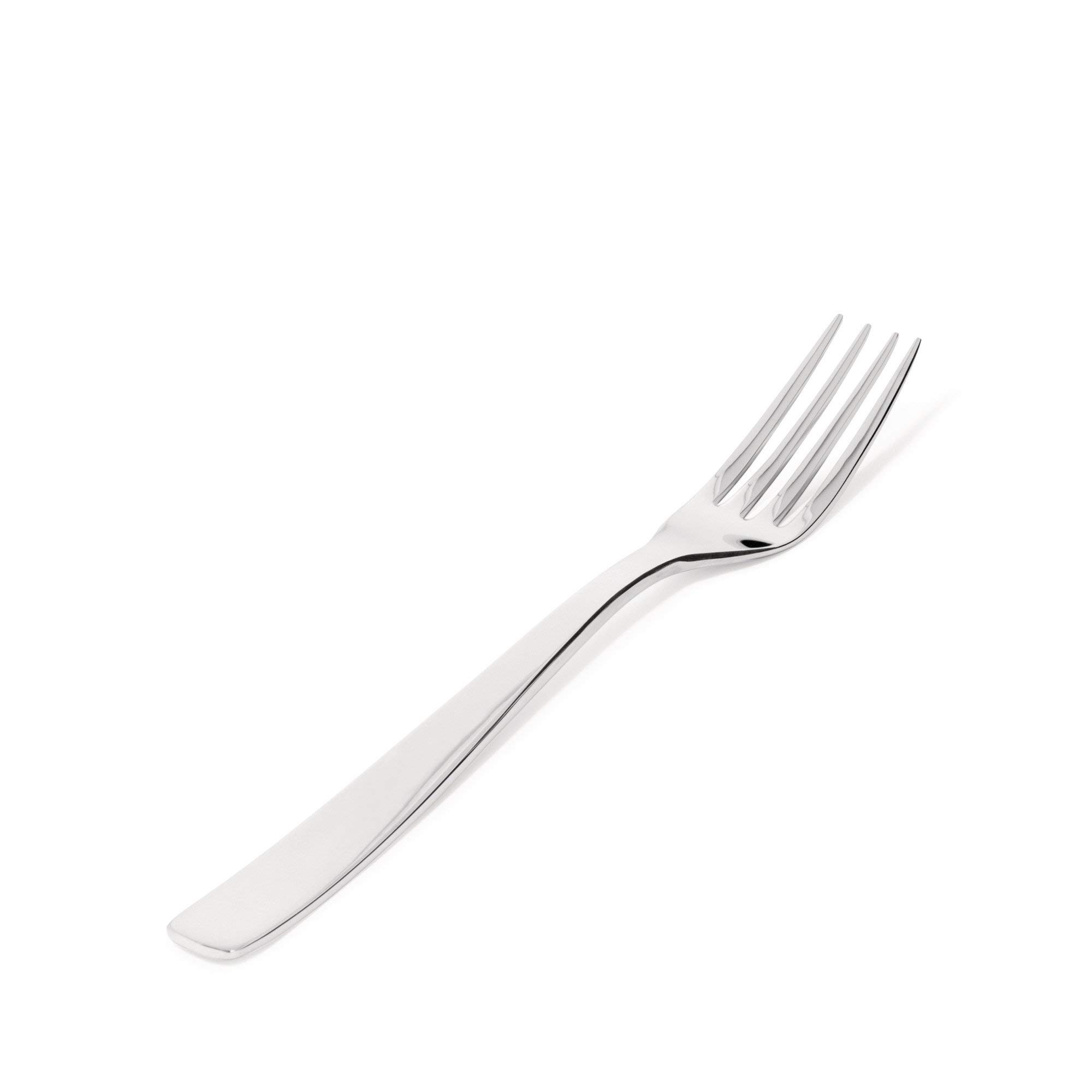 Alessi Silver A Di Knifeforkspoon Table Fork, Polished, Set Of 6, (Ajm22/2),