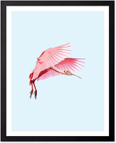 Miniatura 412 de Poster Master Póster vintage de flamenco americano, estampado retro de flamenco rosa, arte de pájaro, regalo para él, ella, amante de los animales,