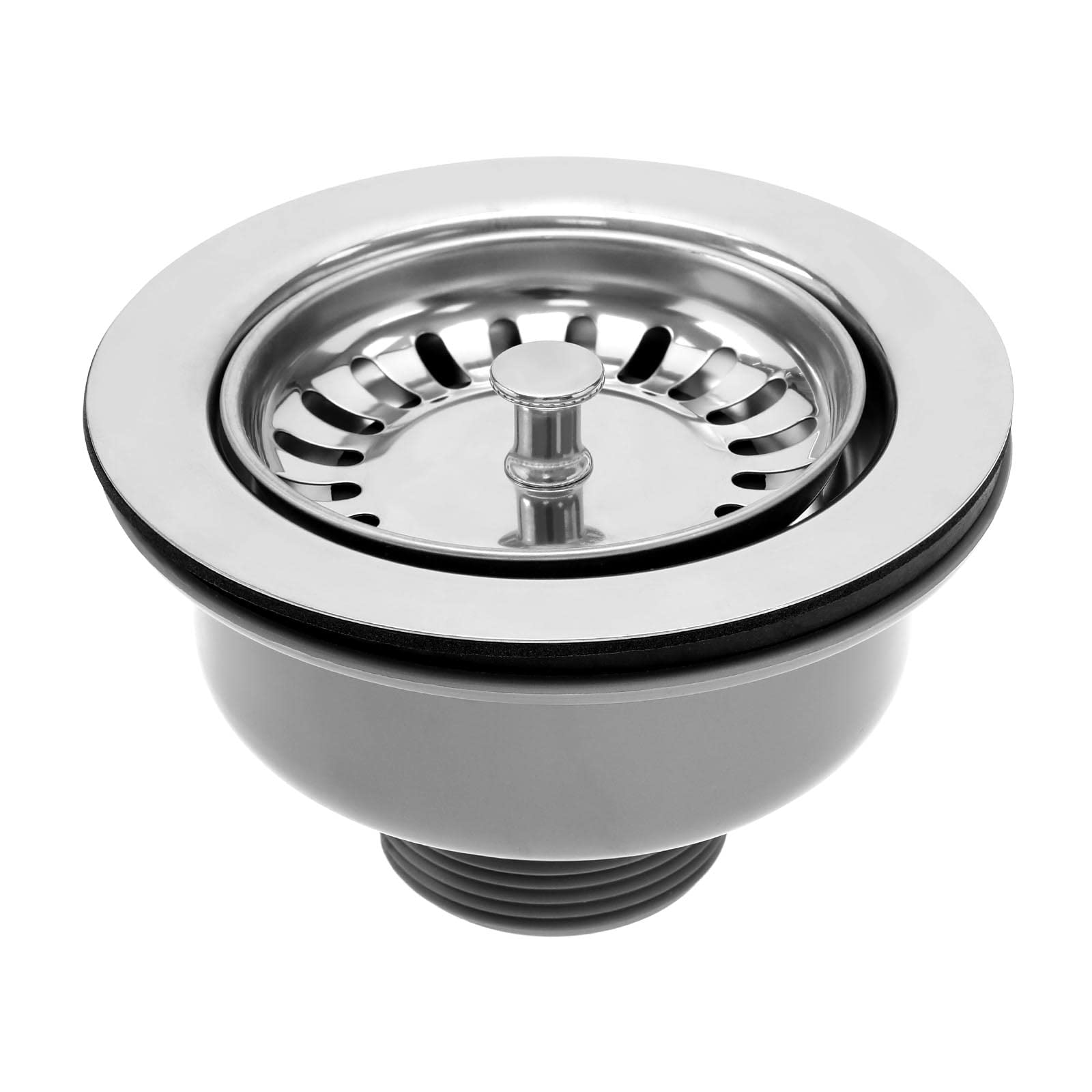Sink Collection - Panier d'évier de cuisine en acier inoxydable - 114 mm - Pour évier de cuisine de 83 à 90 mm de diamètre