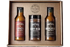 Salt Lick Original Dry Rub and BBQ Sauce Gift Box Set