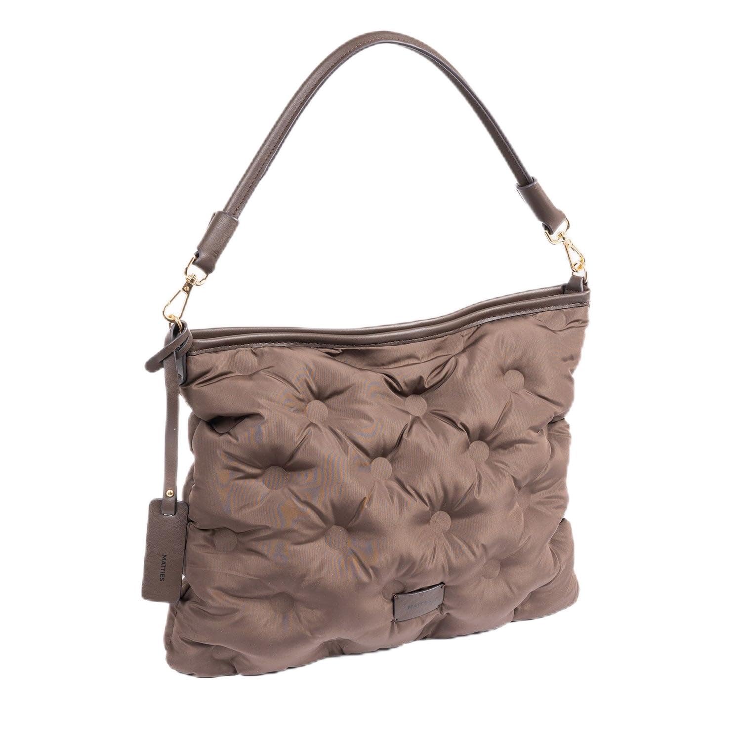 MATTIES Women's Acolchado Bags, Brown, 5cm x 36cm x 28cm