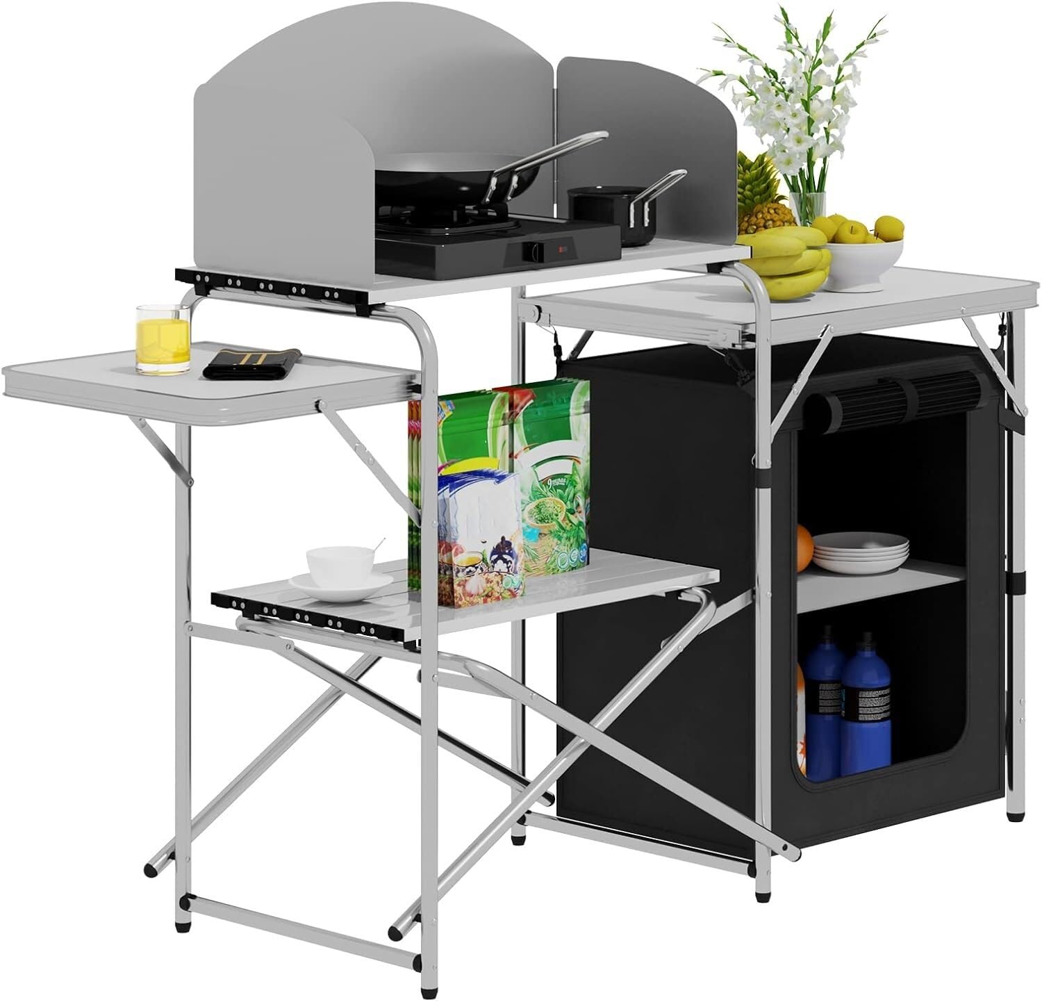 Table d'extérieur pliable pour vos repas de jardin et barbecues en terrasse