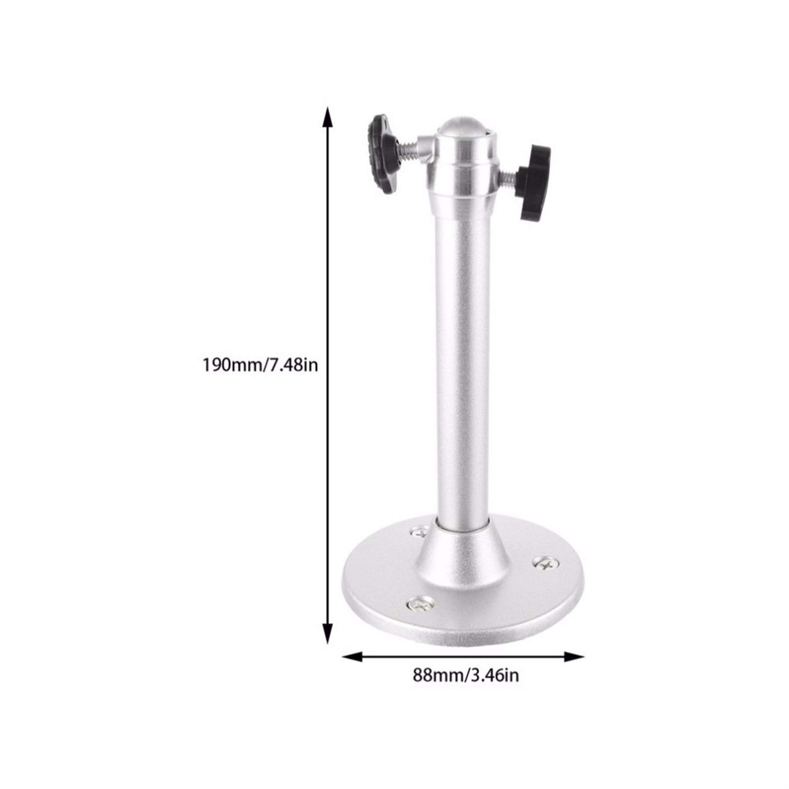 Stand del Proiettore, Supporto Regolabile Universal Mini proiettore supporto con lega di alluminio in lega di alluminio a 360 gradi per il soffitto a parete a parete in metallo supporto supporto con s