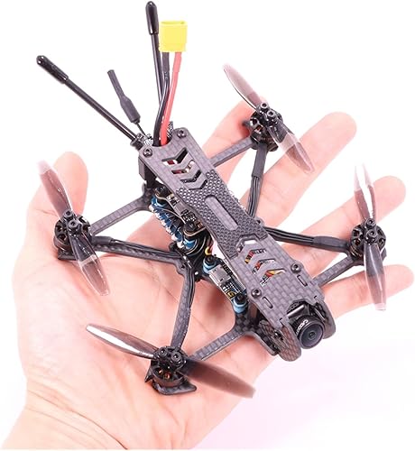 Miniatura 2 de CRUMPS Alfa-RC Fi-115 2.5 pulgadas 65MM Hélice Palillo de dientes Kit de Marco RC Drone FPV Racing Quadcopter Soporte 1103 1104 1206 Motor sin