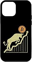 Vista 16 de iPhone 13 Pro Max Bitcoin Bull Graph Bullish BTC Crypto Crypto Cryptocurrency Trader Case
