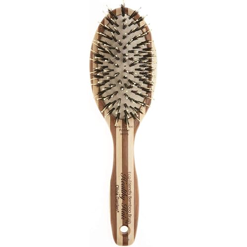Olivia Garden Healthy Hair Eco-Friendly Bamboo Ionic Paddle Hair Brush