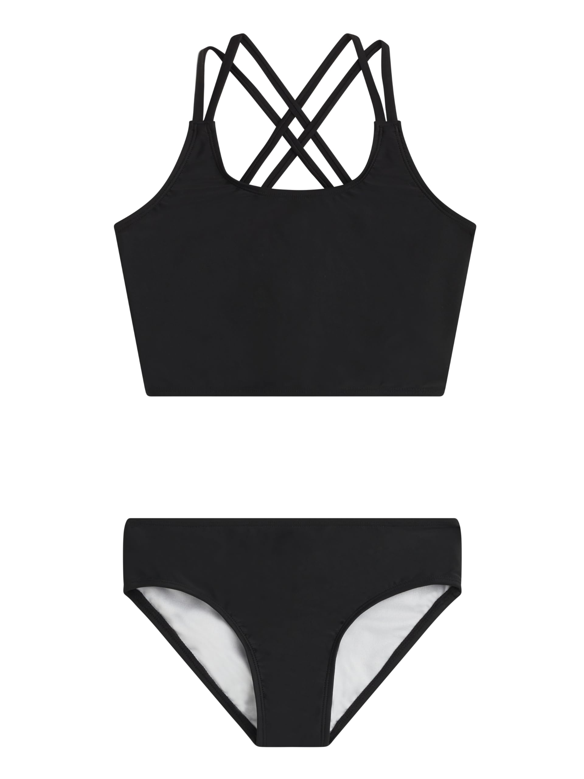 Kanu Surf Girls Waverly UPF 50 Beach Sport Criss-Cross Tankini