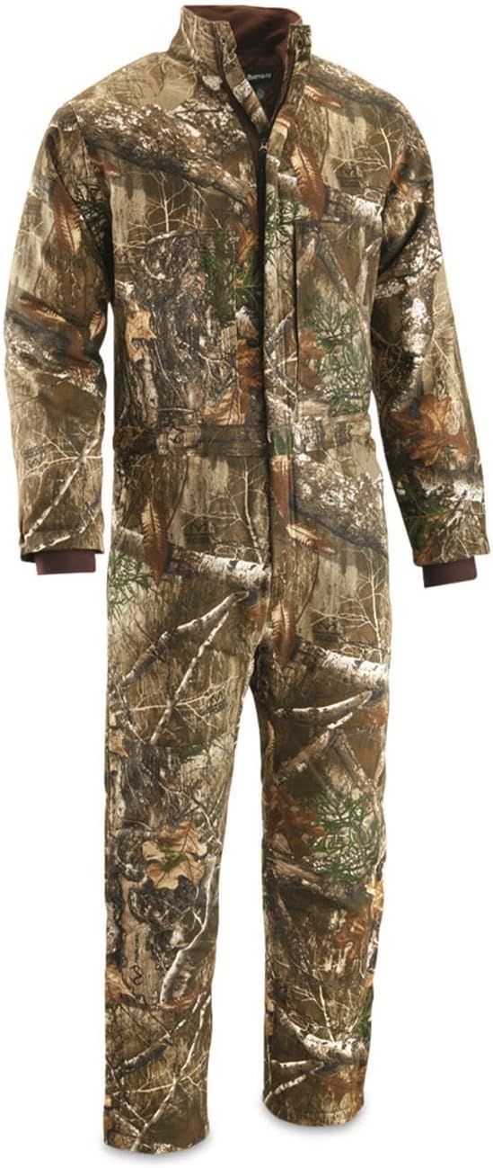 HUNTRITE Men's Insulated Coveralls 2.0; Insulated, Camouflage, Lightweight and for Hunting and Working RT Edge 2XL