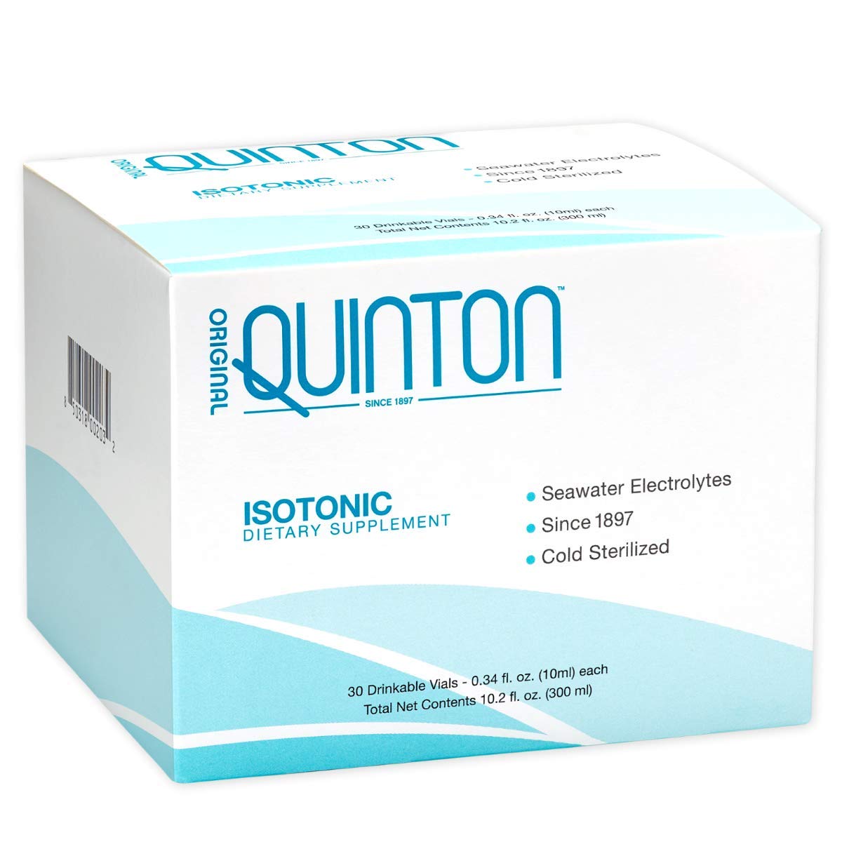 Original Quinton Isotonic - Liquid Mineral Electrolyte + Trace Mineral Replenishment, Raw Unheated O