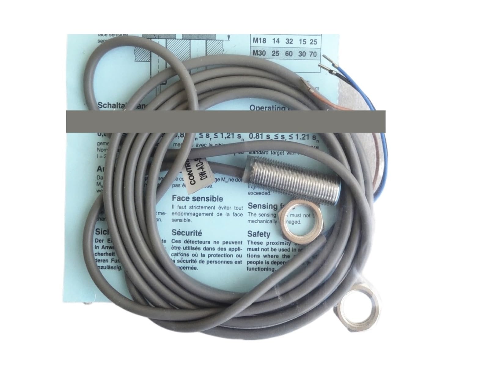 JJKKOZVQF 1PC DW-AD-501-M12-120 DW-AD-503-M12-120 Proximity Switch Sensor(DW-AD-503-M12-120)